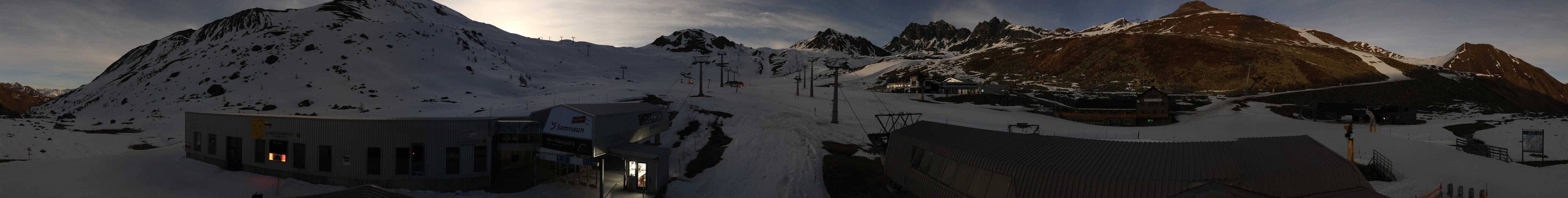 Archiv Foto Webcam Samnaun: Blick von der Alp Trida zum Viderjoch