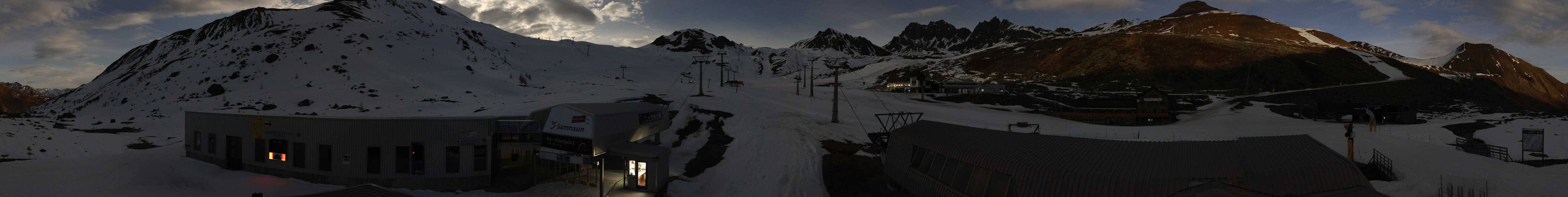 Archiv Foto Webcam Samnaun: Blick von der Alp Trida zum Viderjoch