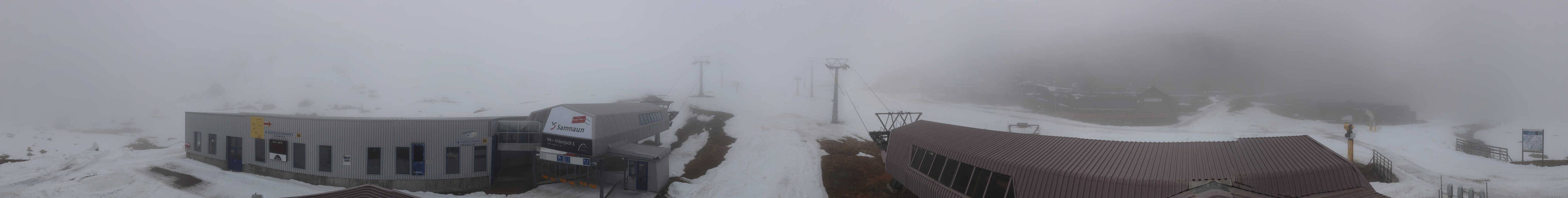 Archiv Foto Webcam Samnaun: Blick von der Alp Trida zum Viderjoch