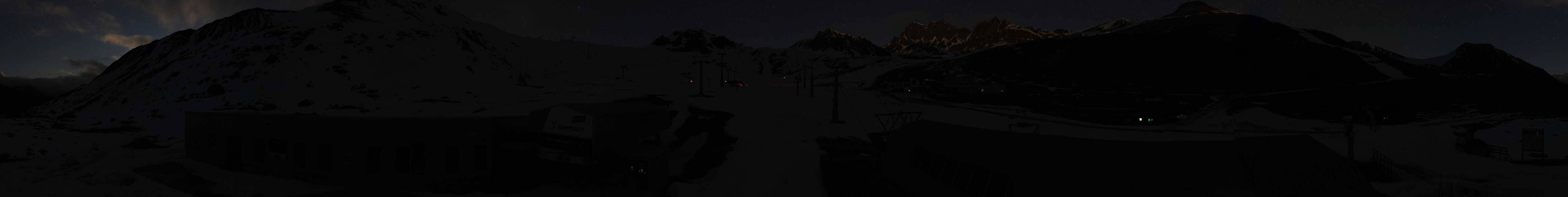 Archiv Foto Webcam Samnaun: Blick von der Alp Trida zum Viderjoch