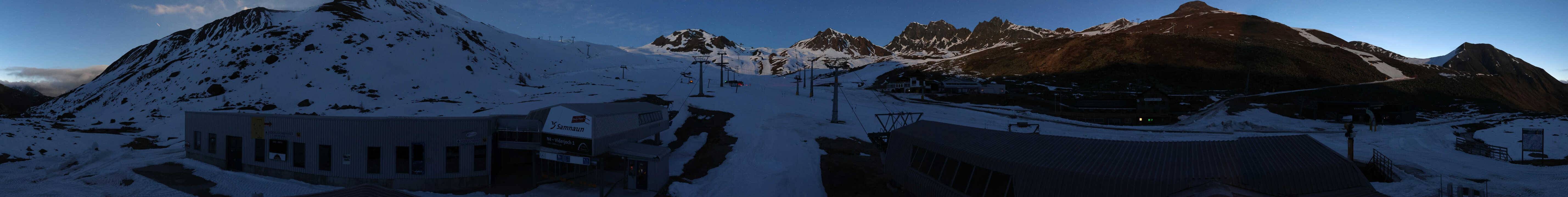 Archiv Foto Webcam Samnaun: Blick von der Alp Trida zum Viderjoch