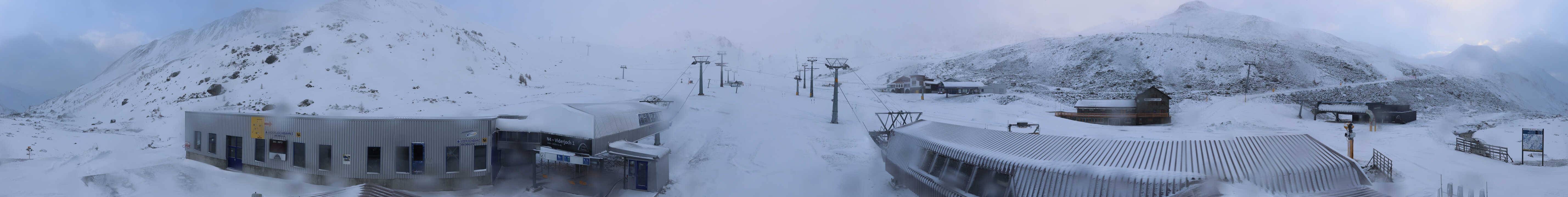 Archiv Foto Webcam Samnaun: Blick von der Alp Trida zum Viderjoch