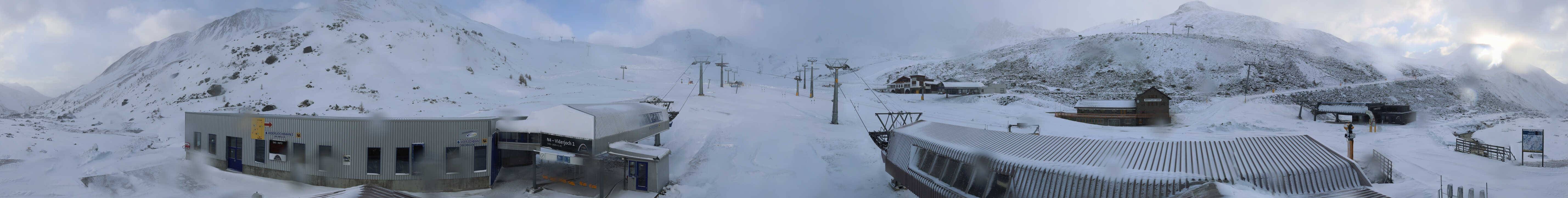 Archiv Foto Webcam Samnaun: Blick von der Alp Trida zum Viderjoch