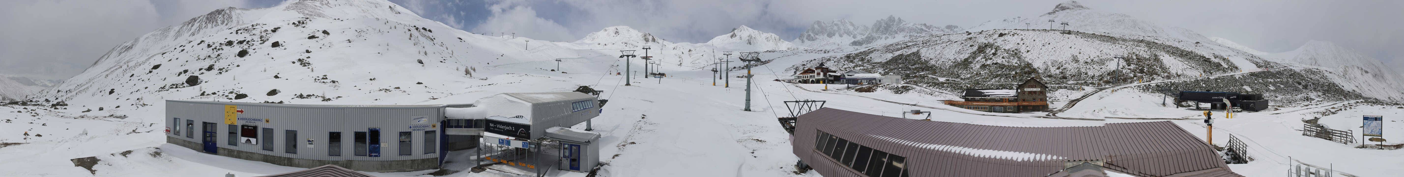 Archiv Foto Webcam Samnaun: Blick von der Alp Trida zum Viderjoch