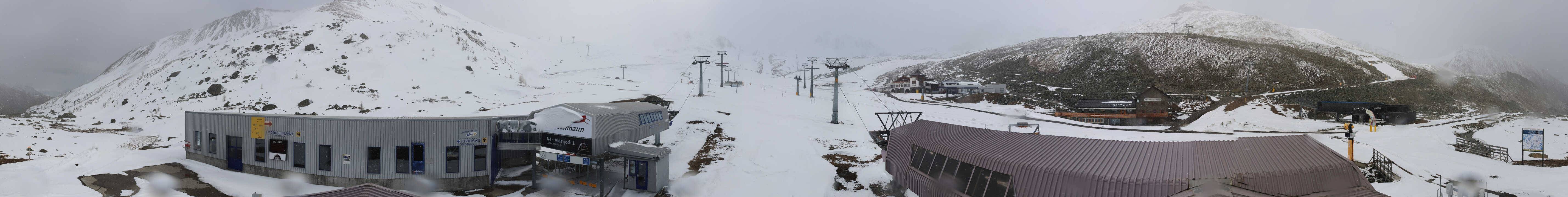 Archiv Foto Webcam Samnaun: Blick von der Alp Trida zum Viderjoch