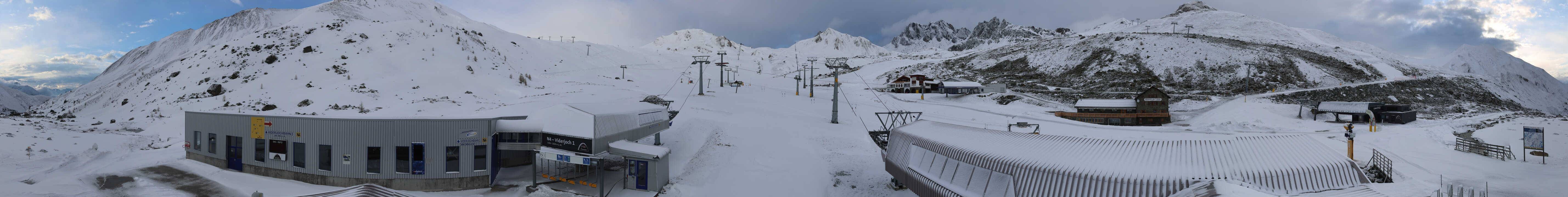 Archiv Foto Webcam Samnaun: Blick von der Alp Trida zum Viderjoch