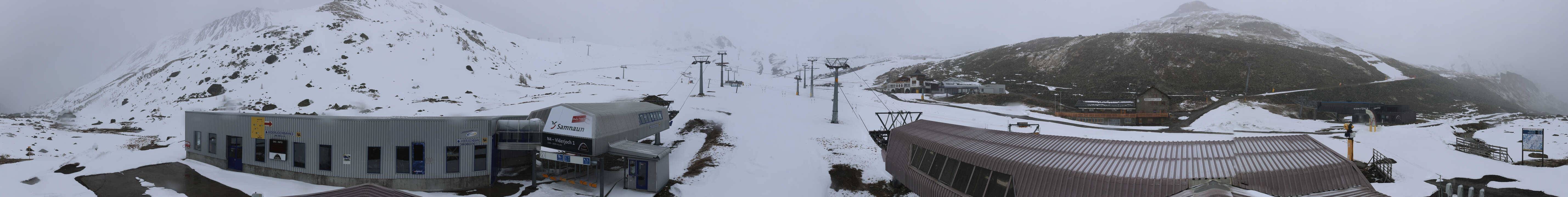 Archiv Foto Webcam Samnaun: Blick von der Alp Trida zum Viderjoch