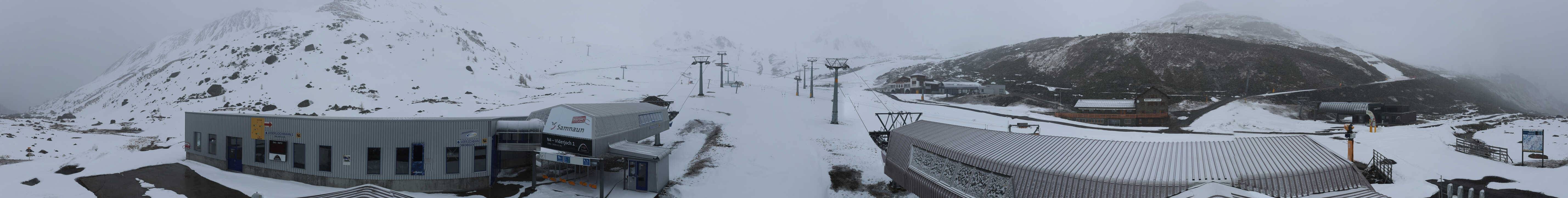 Archiv Foto Webcam Samnaun: Blick von der Alp Trida zum Viderjoch