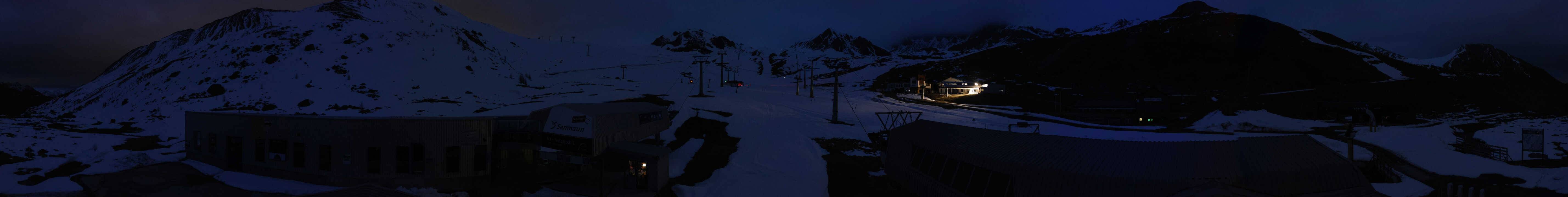 Archiv Foto Webcam Samnaun: Blick von der Alp Trida zum Viderjoch