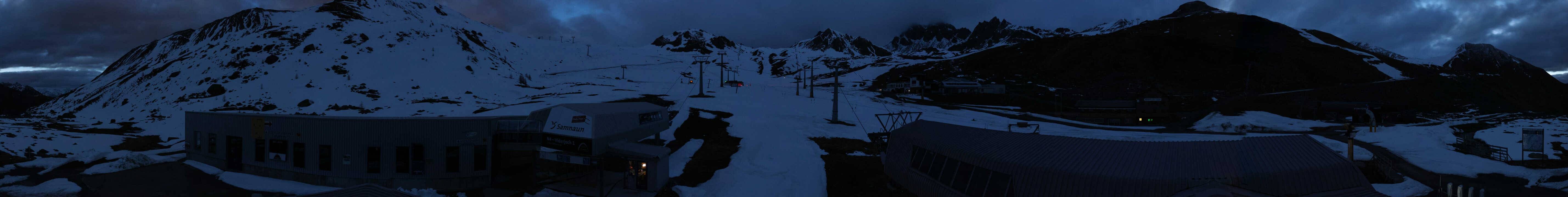 Archiv Foto Webcam Samnaun: Blick von der Alp Trida zum Viderjoch