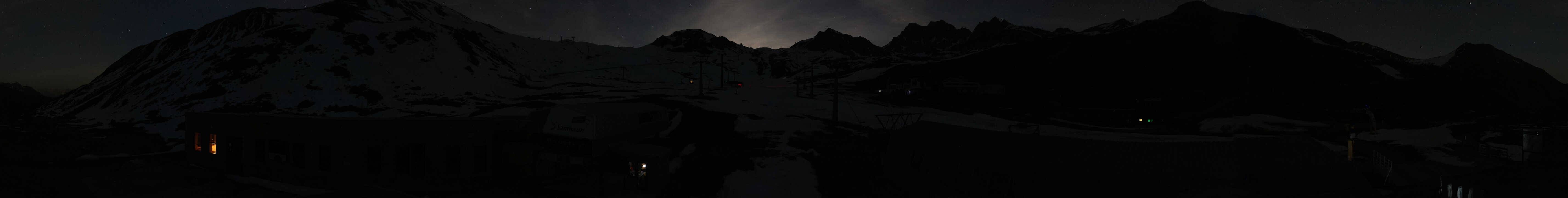 Archived image Webcam Samnaun: View from Alp Trida to Viderjoch