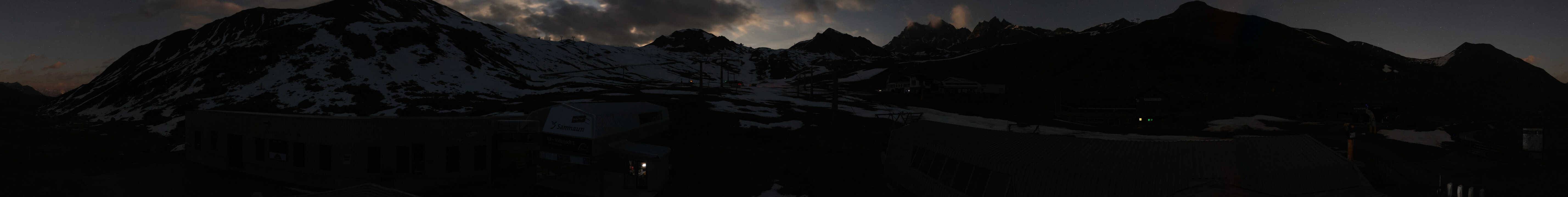 Archiv Foto Webcam Samnaun: Blick von der Alp Trida zum Viderjoch