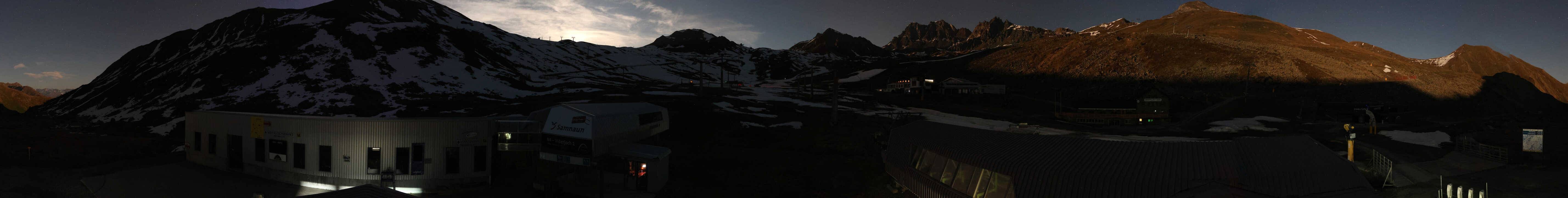 Archiv Foto Webcam Samnaun: Blick von der Alp Trida zum Viderjoch