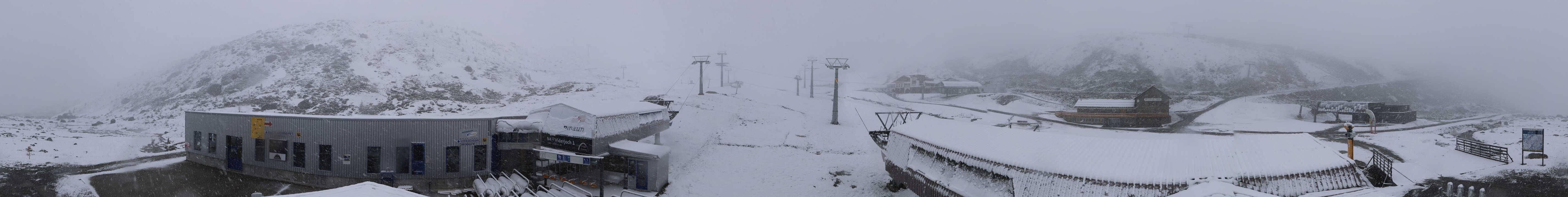 Archived image Webcam Samnaun: View from Alp Trida to Viderjoch
