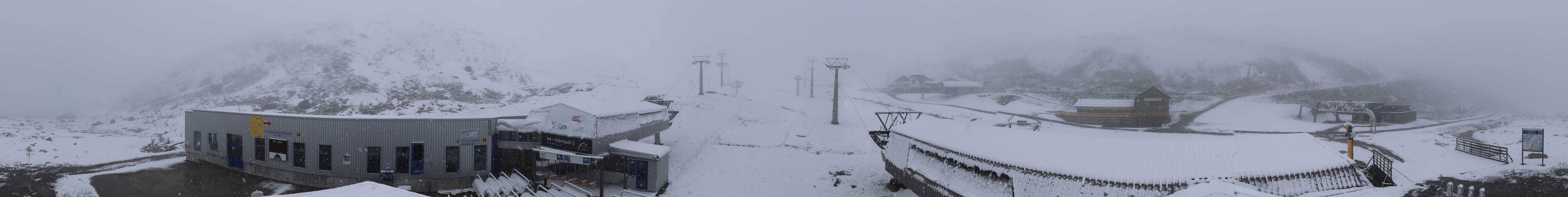 Archived image Webcam Samnaun: View from Alp Trida to Viderjoch