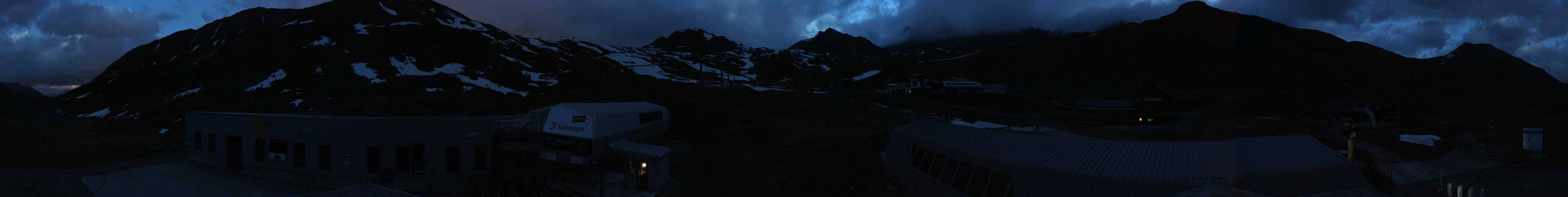 Archived image Webcam Samnaun: View from Alp Trida to Viderjoch