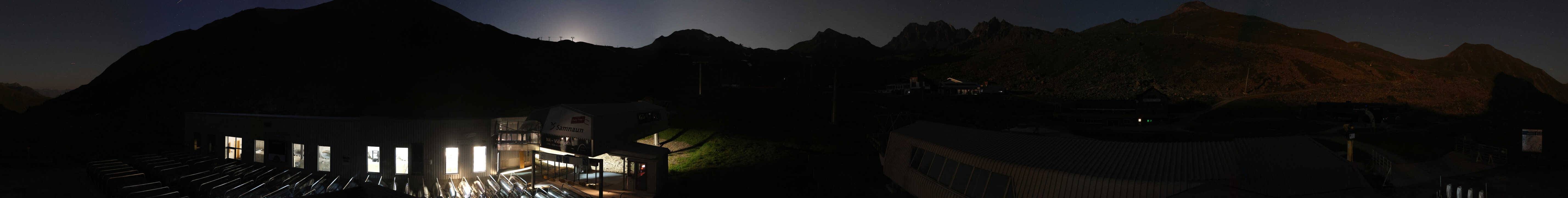 Archiv Foto Webcam Samnaun: Blick von der Alp Trida zum Viderjoch
