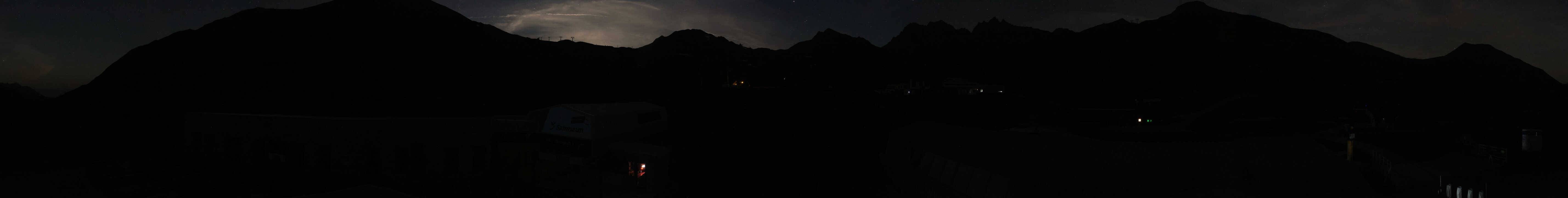 Archived image Webcam Samnaun: View from Alp Trida to Viderjoch