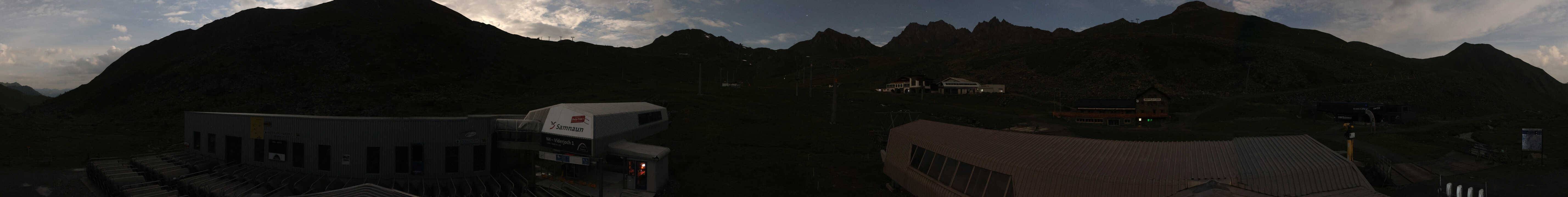Archiv Foto Webcam Samnaun: Blick von der Alp Trida zum Viderjoch