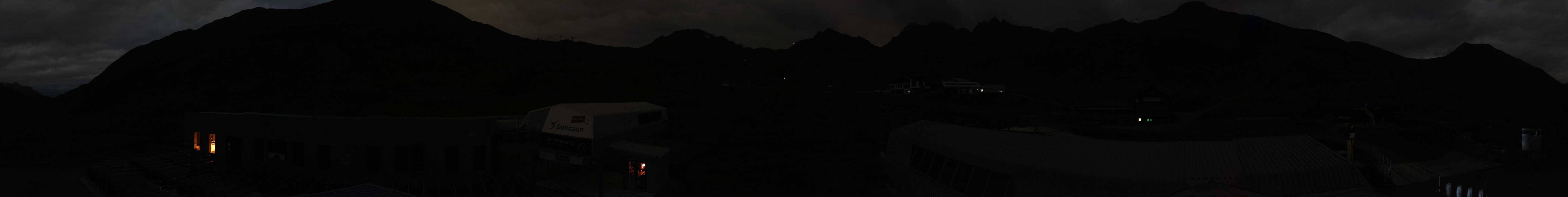Archived image Webcam Samnaun: View from Alp Trida to Viderjoch
