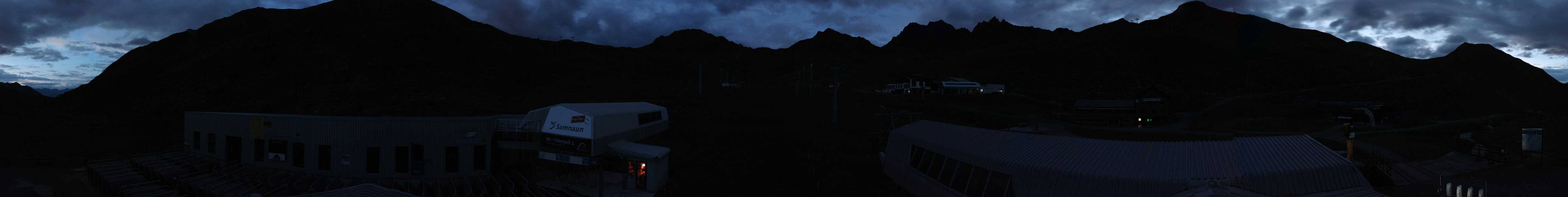 Archived image Webcam Samnaun: View from Alp Trida to Viderjoch