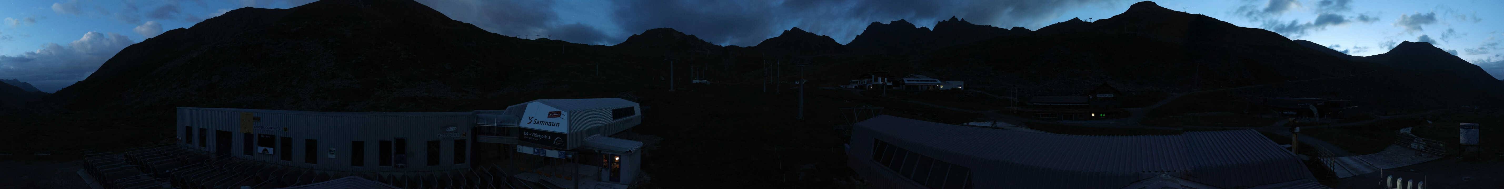 Archiv Foto Webcam Samnaun: Blick von der Alp Trida zum Viderjoch