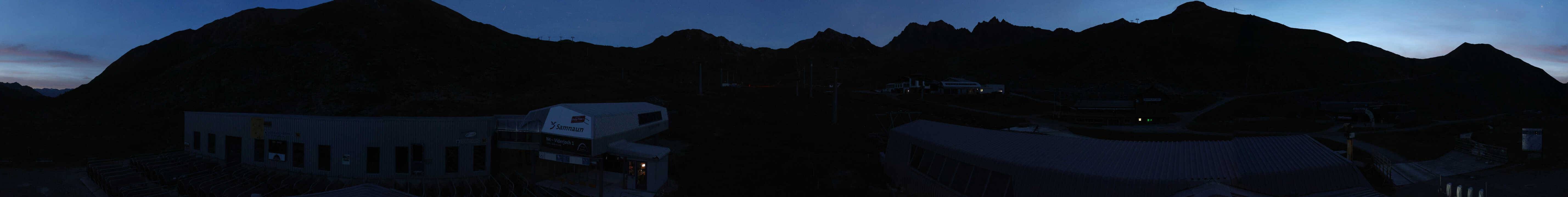 Archiv Foto Webcam Samnaun: Blick von der Alp Trida zum Viderjoch