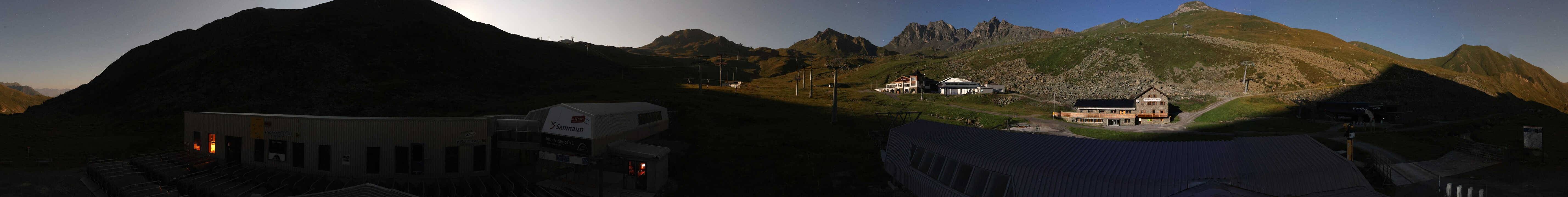 Archiv Foto Webcam Samnaun: Blick von der Alp Trida zum Viderjoch