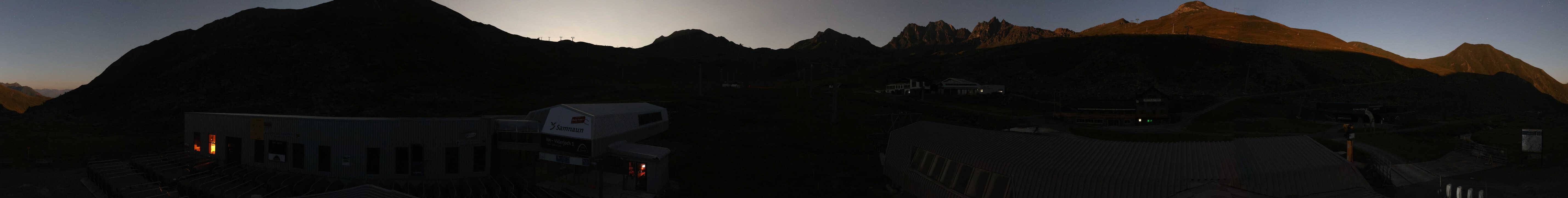 Archiv Foto Webcam Samnaun: Blick von der Alp Trida zum Viderjoch