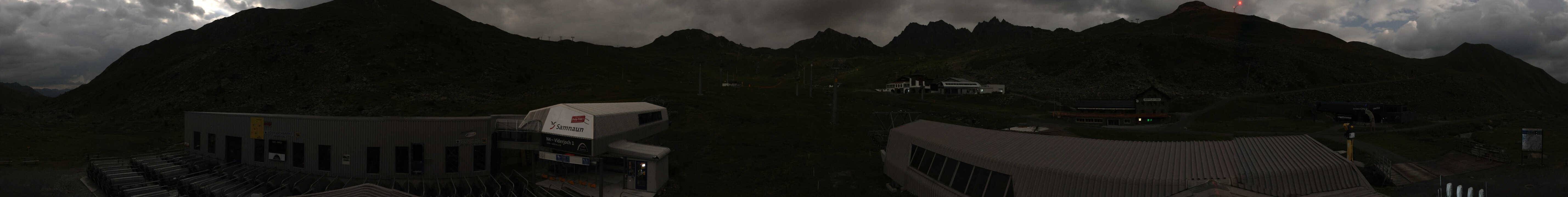 Archiv Foto Webcam Samnaun: Blick von der Alp Trida zum Viderjoch