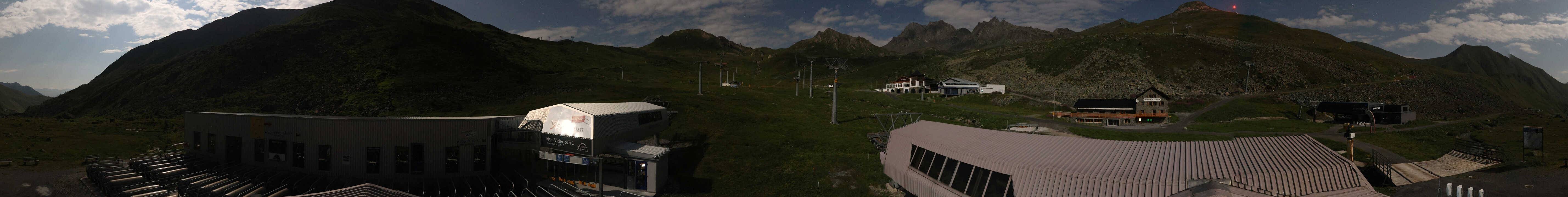 Archiv Foto Webcam Samnaun: Blick von der Alp Trida zum Viderjoch