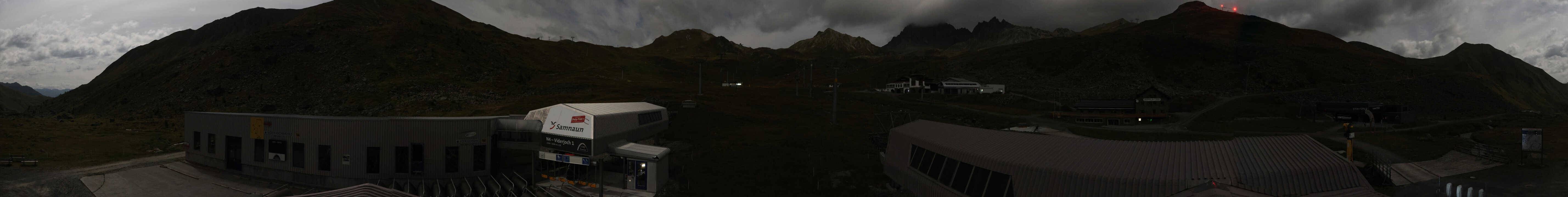 Archiv Foto Webcam Samnaun: Blick von der Alp Trida zum Viderjoch
