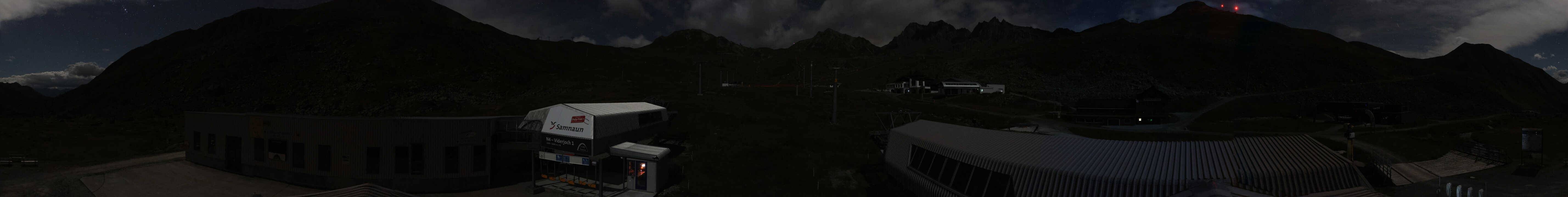 Archiv Foto Webcam Samnaun: Blick von der Alp Trida zum Viderjoch