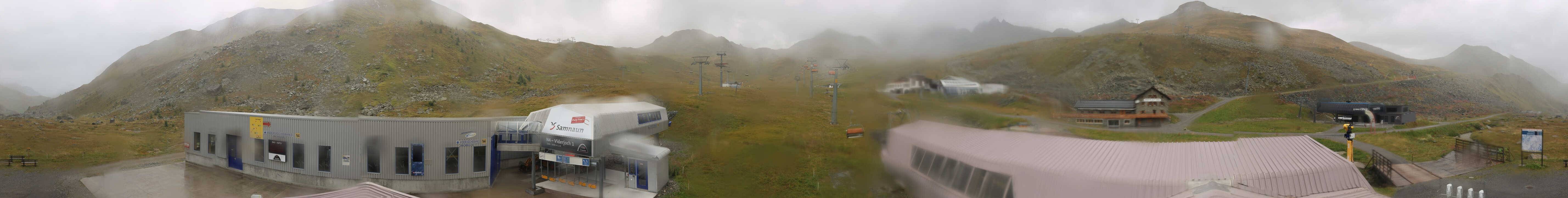 Archiv Foto Webcam Samnaun: Blick von der Alp Trida zum Viderjoch