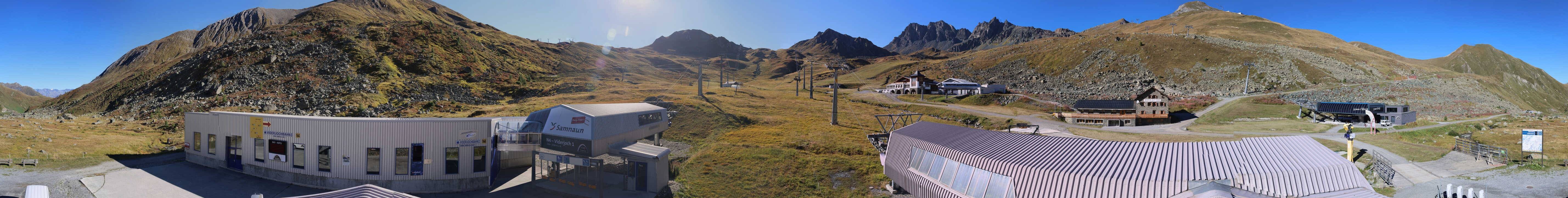 Archiv Foto Webcam Samnaun: Blick von der Alp Trida zum Viderjoch