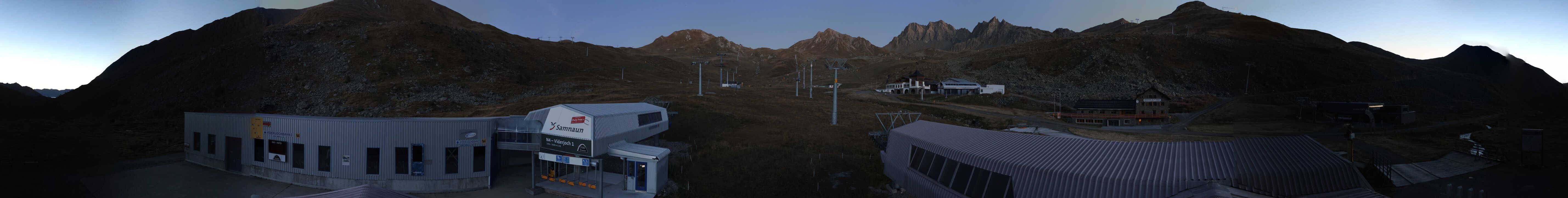 Archiv Foto Webcam Samnaun: Blick von der Alp Trida zum Viderjoch