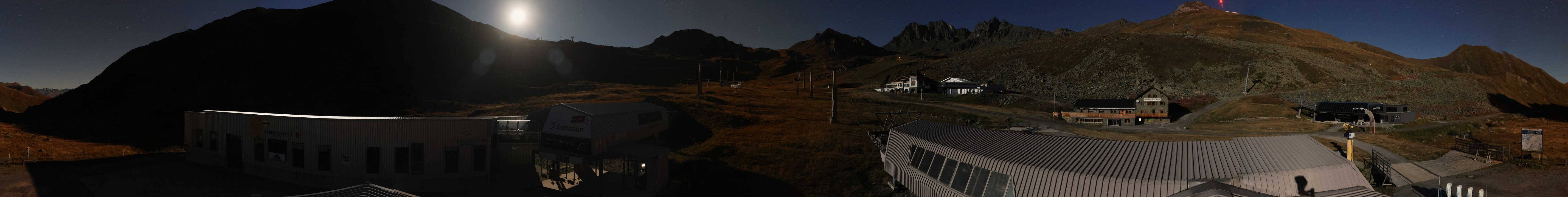 Archiv Foto Webcam Samnaun: Blick von der Alp Trida zum Viderjoch