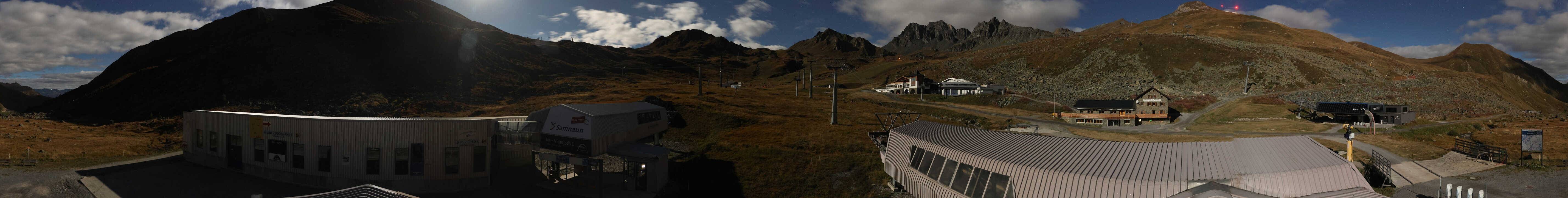 Archiv Foto Webcam Samnaun: Blick von der Alp Trida zum Viderjoch