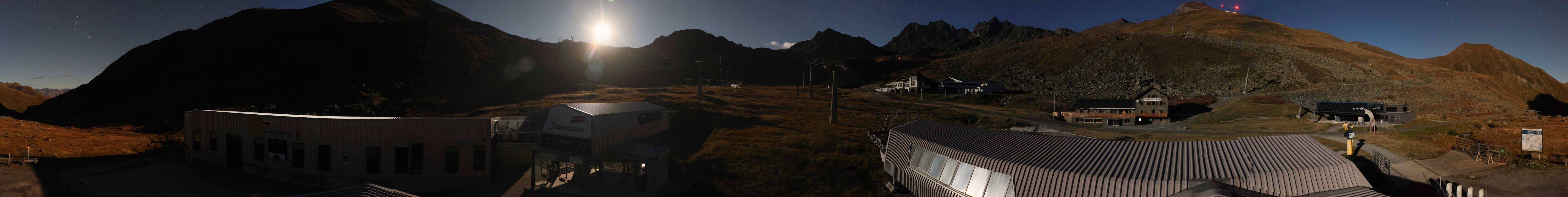 Archiv Foto Webcam Samnaun: Blick von der Alp Trida zum Viderjoch