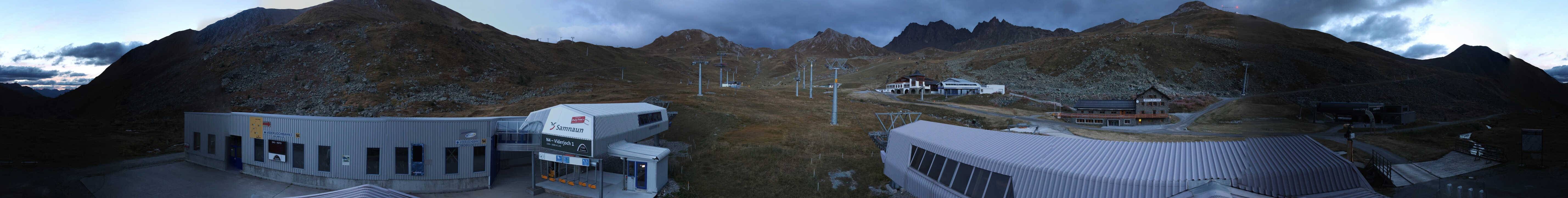 Archiv Foto Webcam Samnaun: Blick von der Alp Trida zum Viderjoch