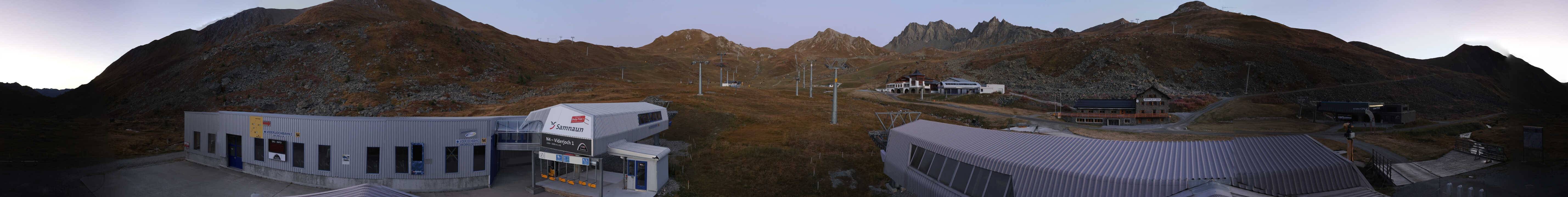 Archiv Foto Webcam Samnaun: Blick von der Alp Trida zum Viderjoch