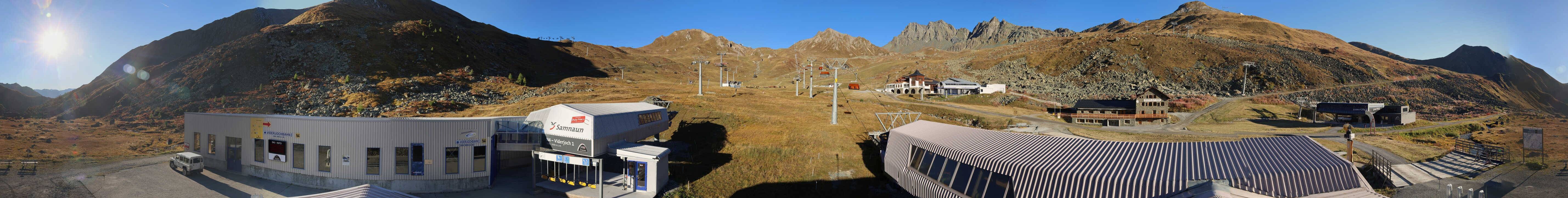 Archiv Foto Webcam Samnaun: Blick von der Alp Trida zum Viderjoch