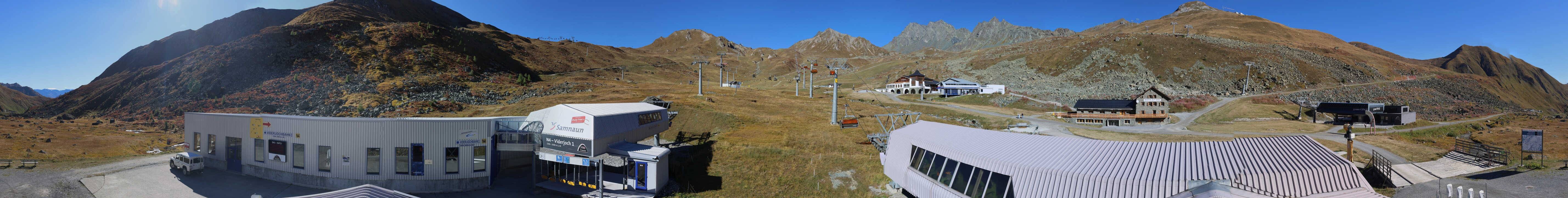 Archiv Foto Webcam Samnaun: Blick von der Alp Trida zum Viderjoch