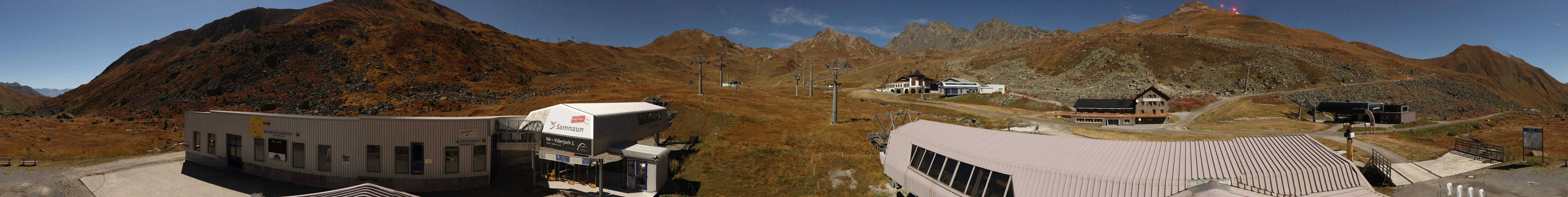 Archiv Foto Webcam Samnaun: Blick von der Alp Trida zum Viderjoch