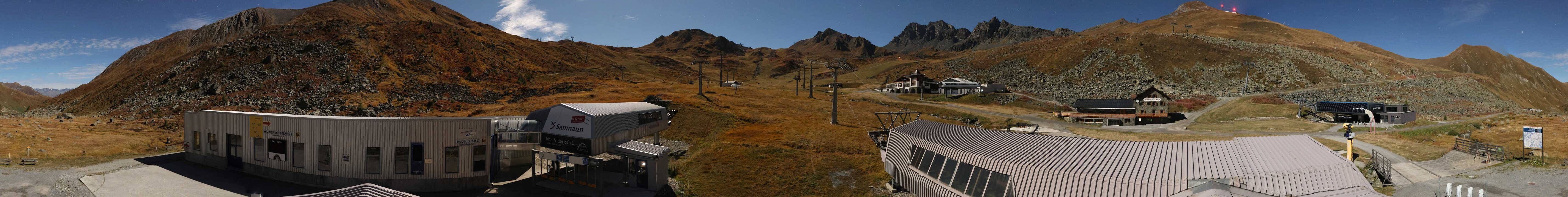 Archiv Foto Webcam Samnaun: Blick von der Alp Trida zum Viderjoch