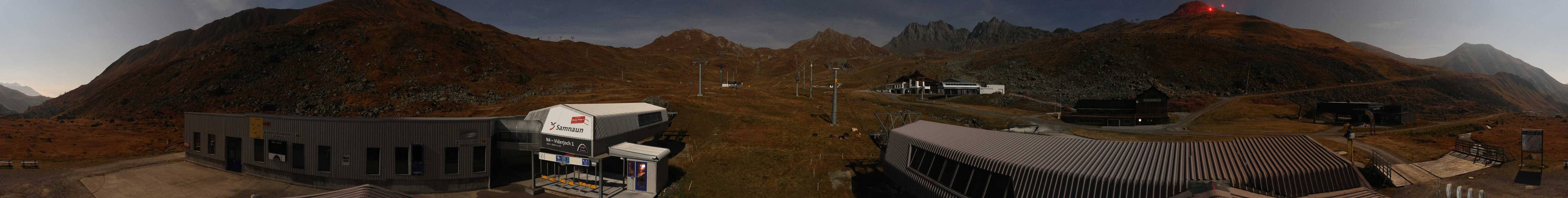 Archiv Foto Webcam Samnaun: Blick von der Alp Trida zum Viderjoch