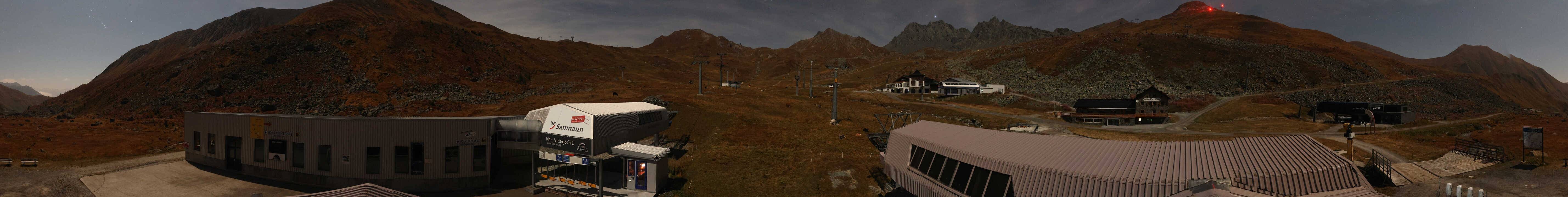 Archiv Foto Webcam Samnaun: Blick von der Alp Trida zum Viderjoch