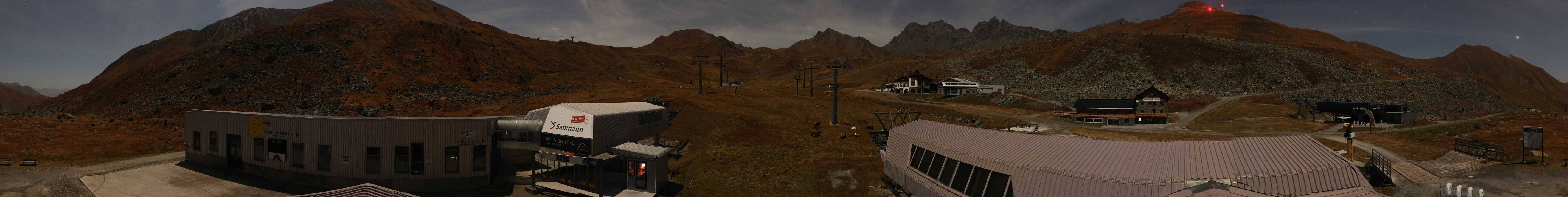 Archiv Foto Webcam Samnaun: Blick von der Alp Trida zum Viderjoch