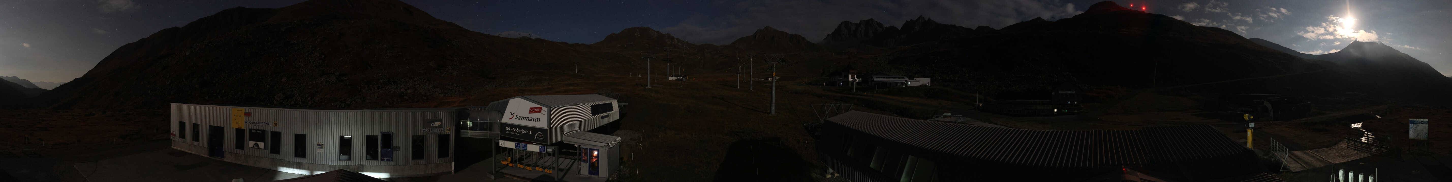 Archiv Foto Webcam Samnaun: Blick von der Alp Trida zum Viderjoch