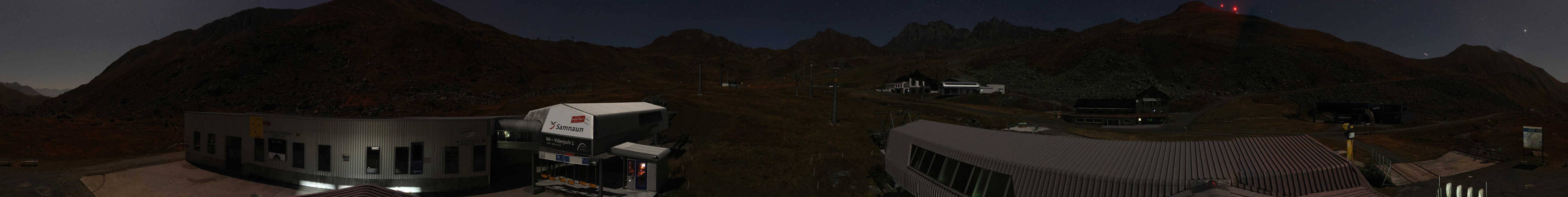 Archiv Foto Webcam Samnaun: Blick von der Alp Trida zum Viderjoch